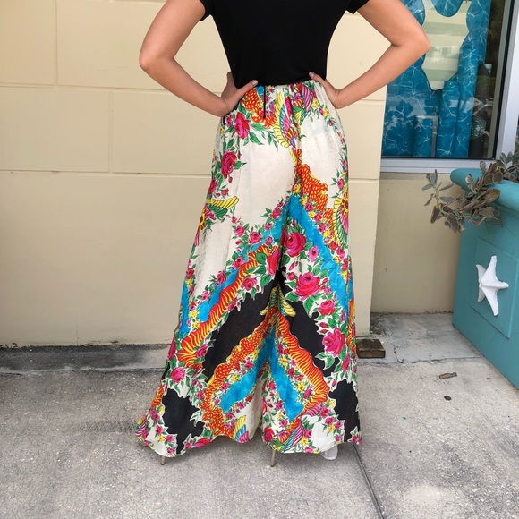 Authentic Gucci 2018 Resort palazzo pants size M/L - Picture 5 of 7